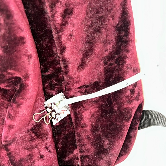 Vans Off the Wall Burgundy Velvet Backpack main image 5